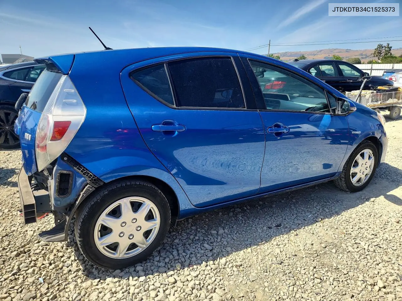 JTDKDTB34C1525373 2012 Toyota Prius C Two