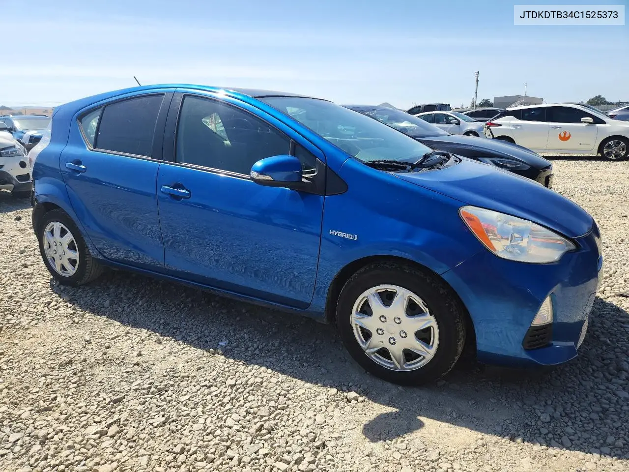 JTDKDTB34C1525373 2012 Toyota Prius C Two