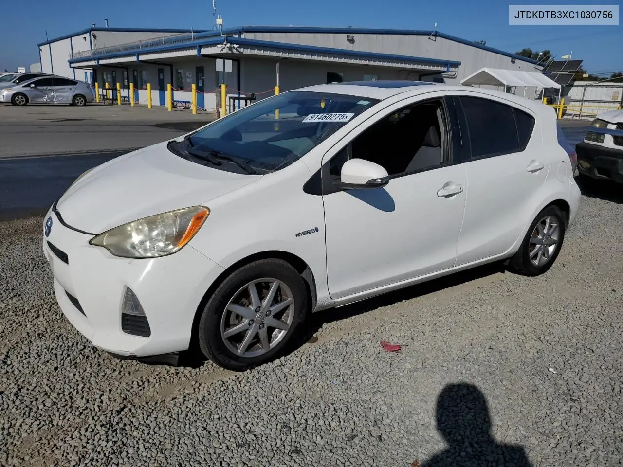 JTDKDTB3XC1030756 2012 Toyota Prius C