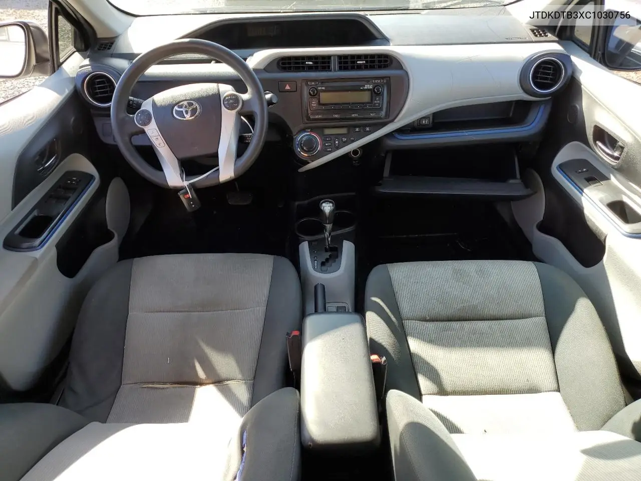 JTDKDTB3XC1030756 2012 Toyota Prius C
