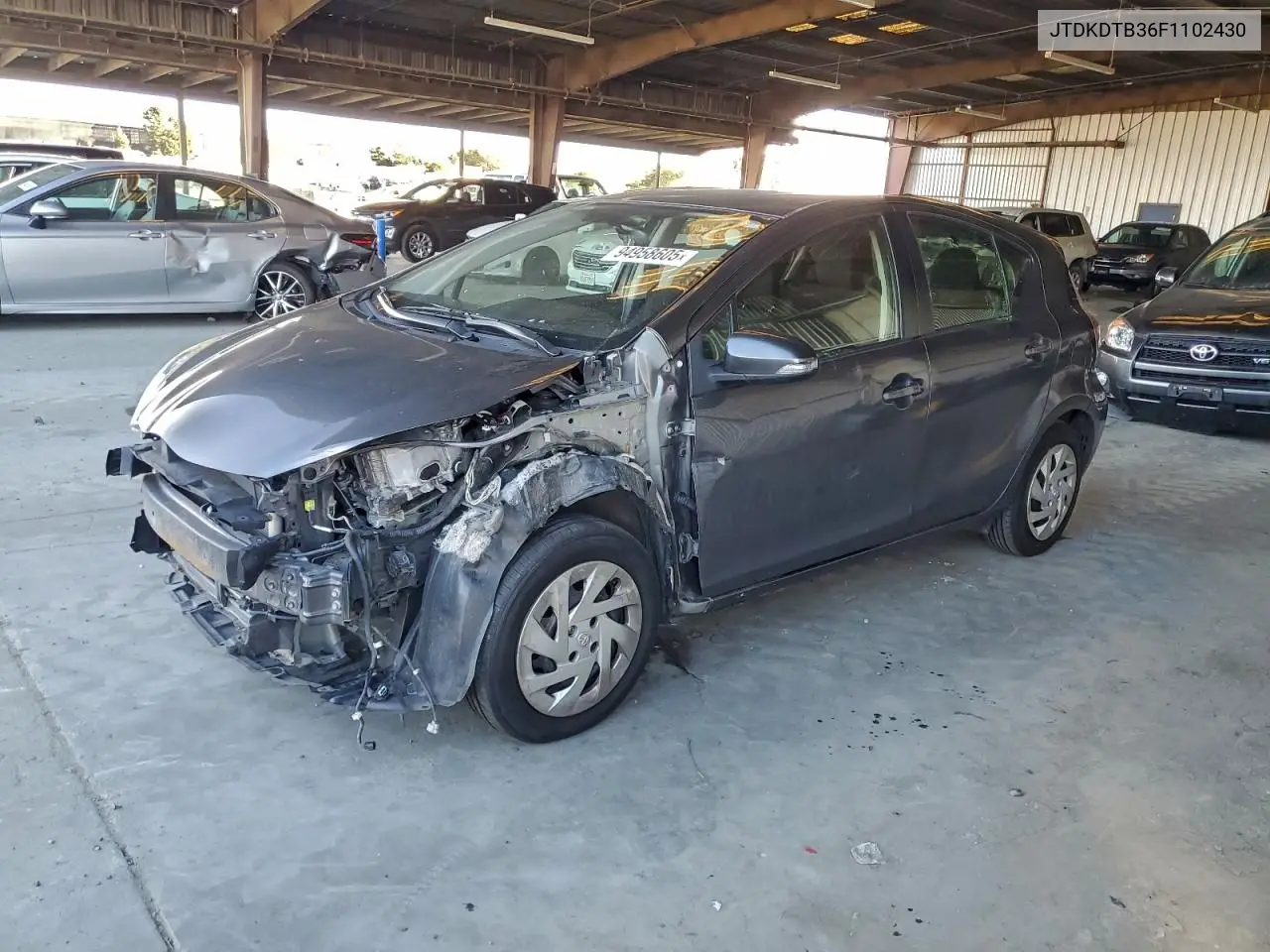 JTDKDTB36F1102430 2015 Toyota Prius C