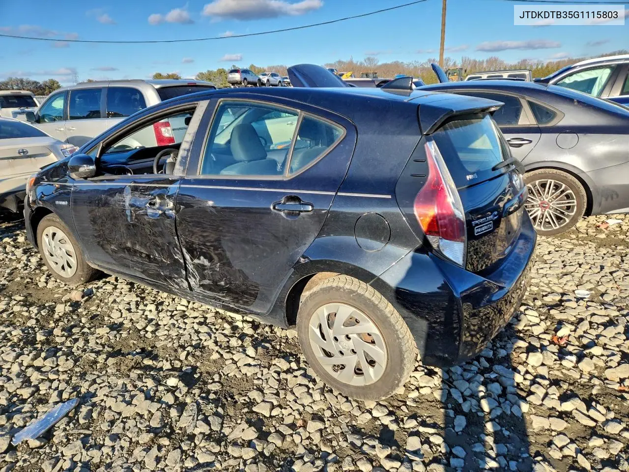 JTDKDTB35G1115803 2016 Toyota Prius C