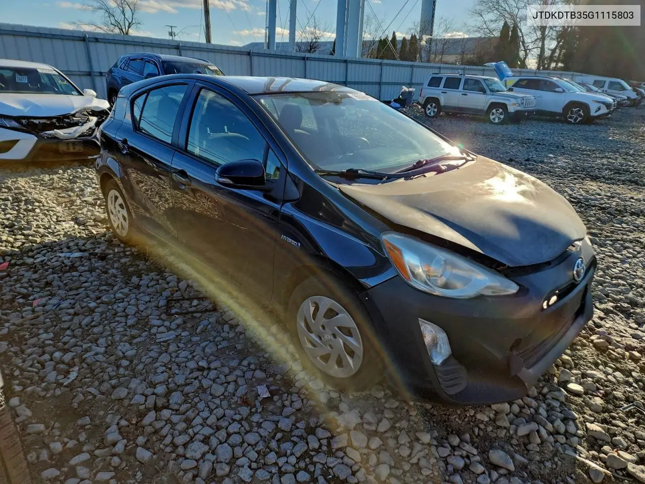 JTDKDTB35G1115803 2016 Toyota Prius C