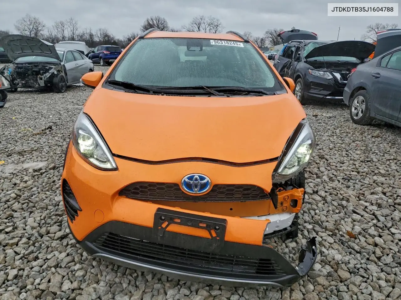 JTDKDTB35J1604788 2018 Toyota Prius C