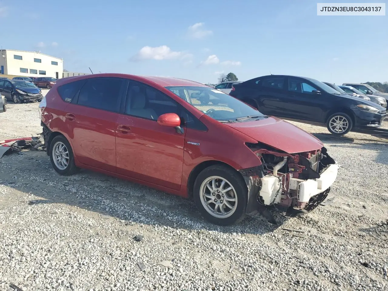 JTDZN3EU8C3043137 2012 Toyota Prius V