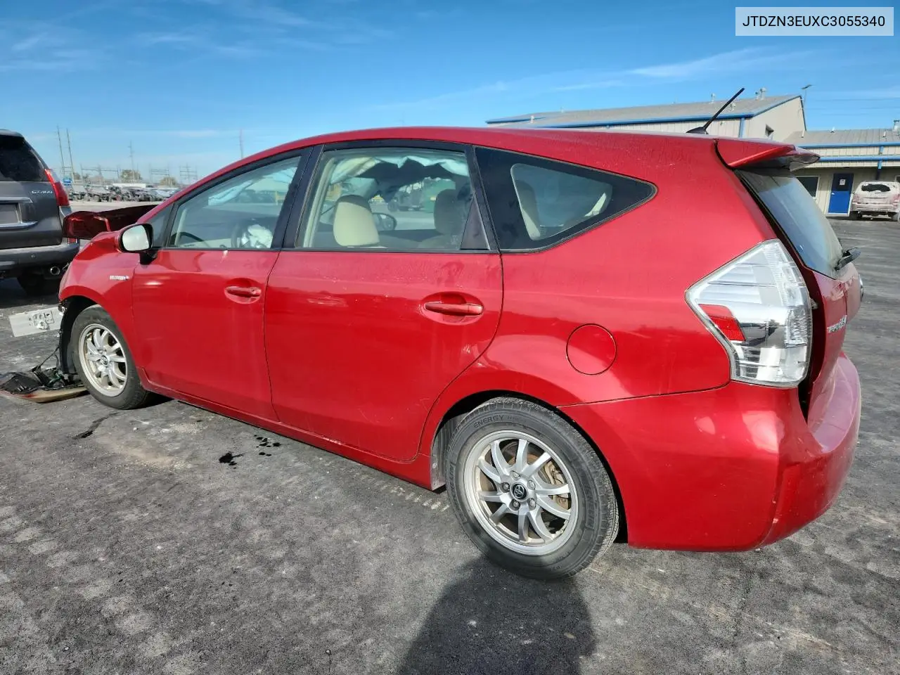 JTDZN3EUXC3055340 2012 Toyota Prius V