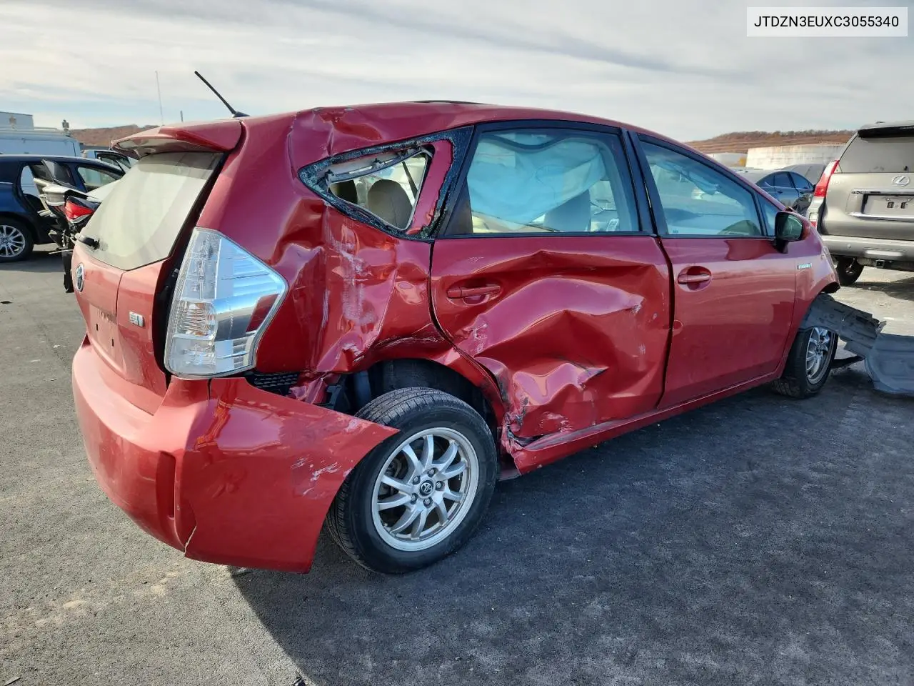 JTDZN3EUXC3055340 2012 Toyota Prius V