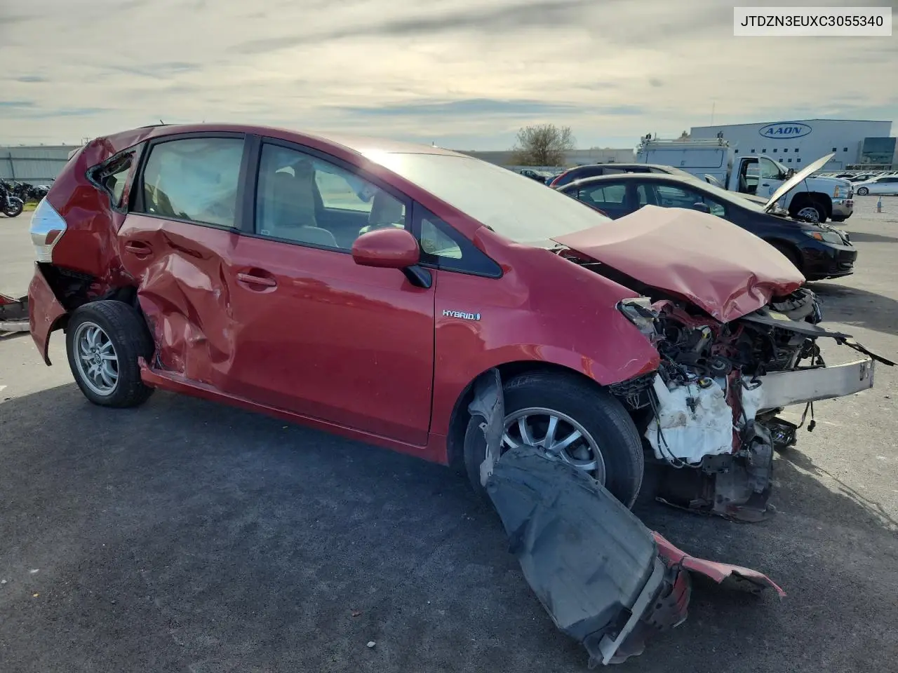 JTDZN3EUXC3055340 2012 Toyota Prius V