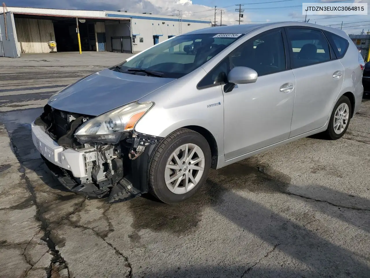 JTDZN3EUXC3064815 2012 Toyota Prius V