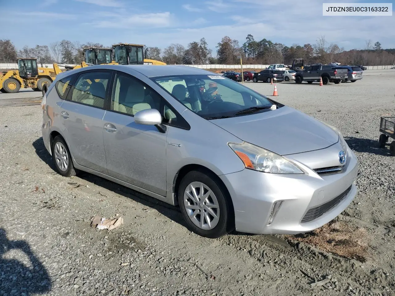 JTDZN3EU0C3163322 2012 Toyota Prius V
