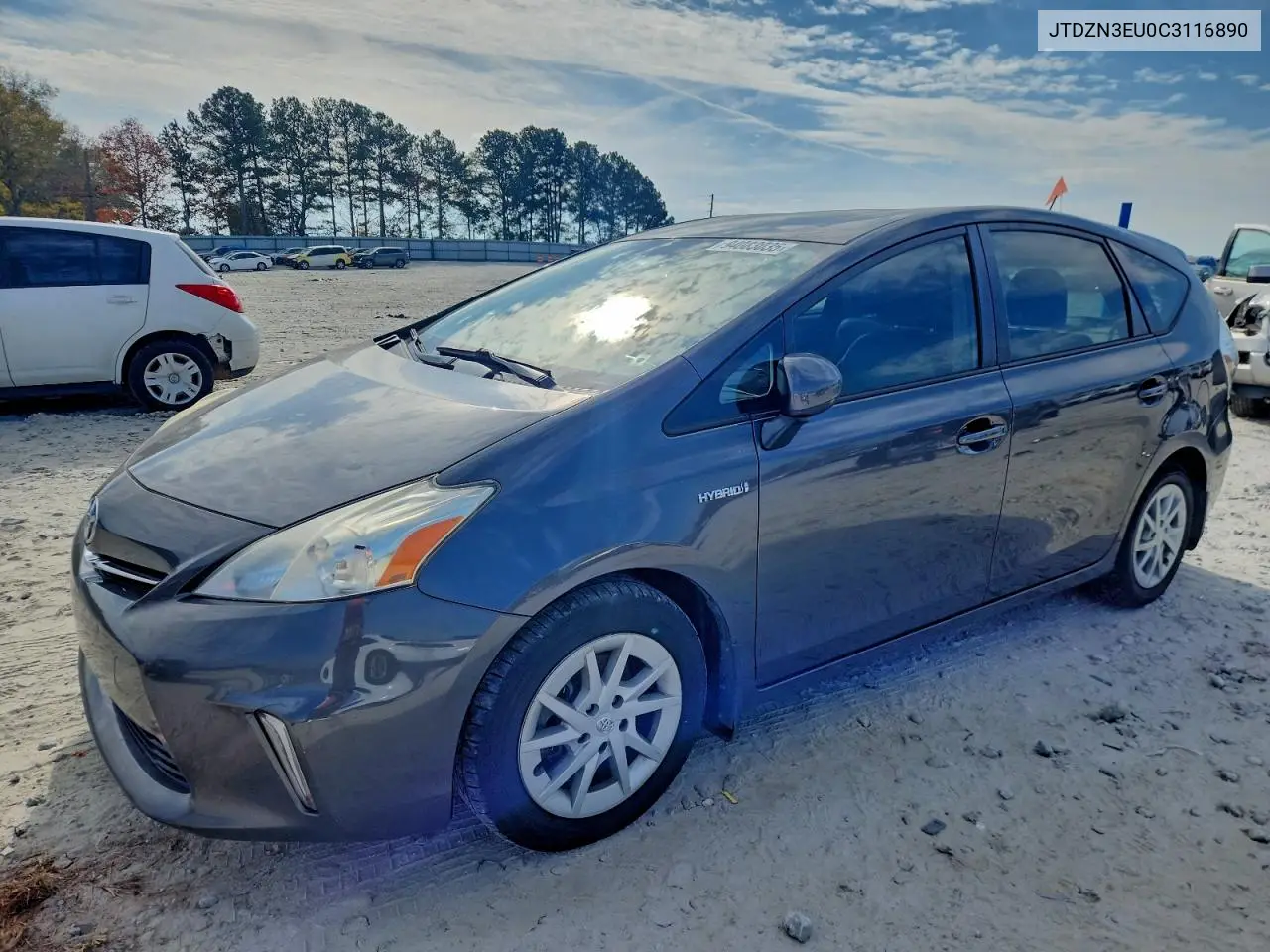 JTDZN3EU0C3116890 2012 Toyota Prius V