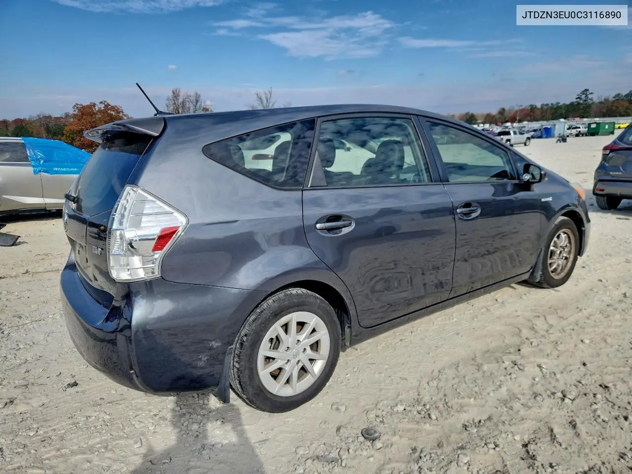 JTDZN3EU0C3116890 2012 Toyota Prius V