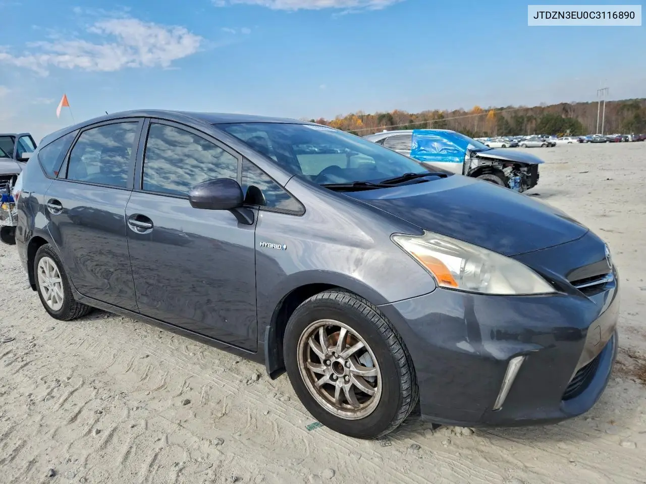 JTDZN3EU0C3116890 2012 Toyota Prius V