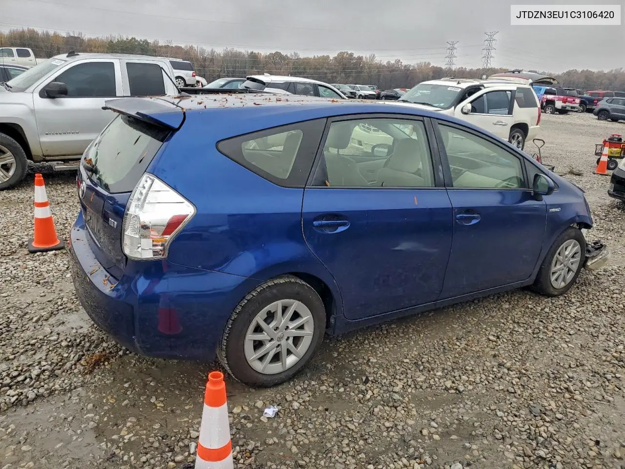 JTDZN3EU1C3106420 2012 Toyota Prius V