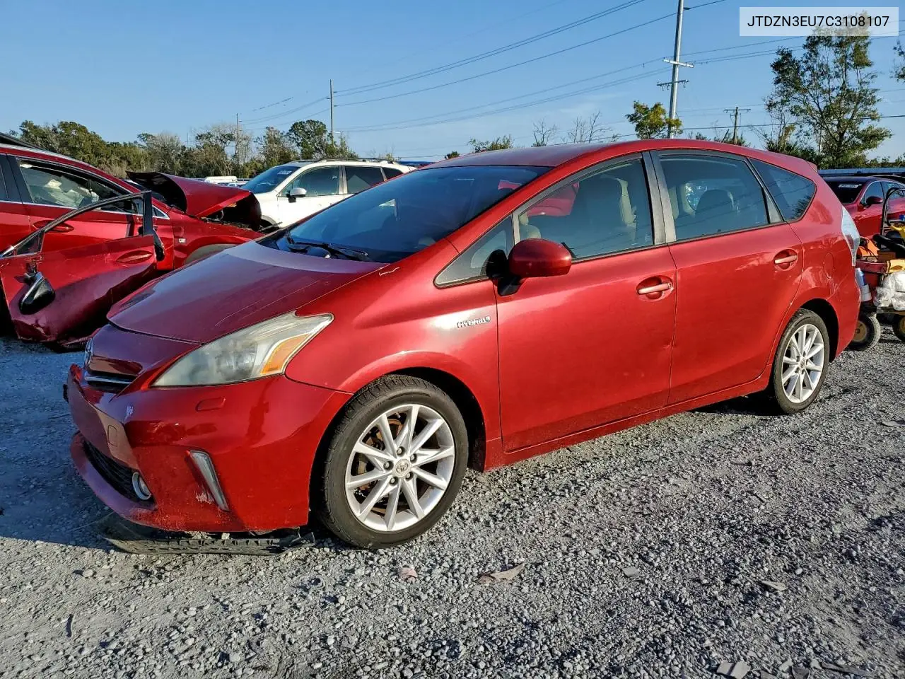 JTDZN3EU7C3108107 2012 Toyota Prius V