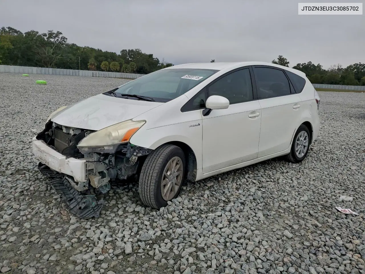 JTDZN3EU3C3085702 2012 Toyota Prius V