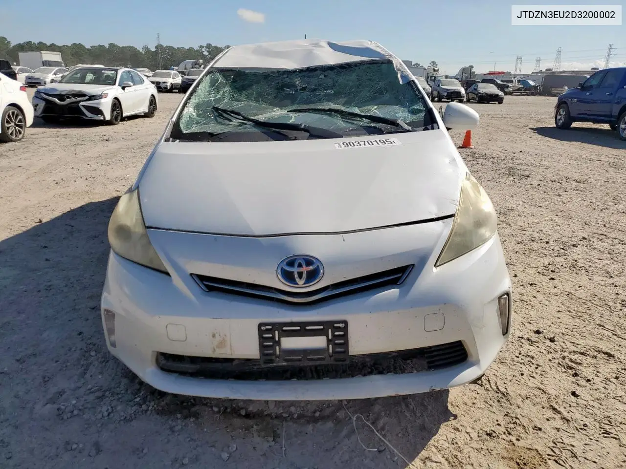 JTDZN3EU2D3200002 2013 Toyota Prius V