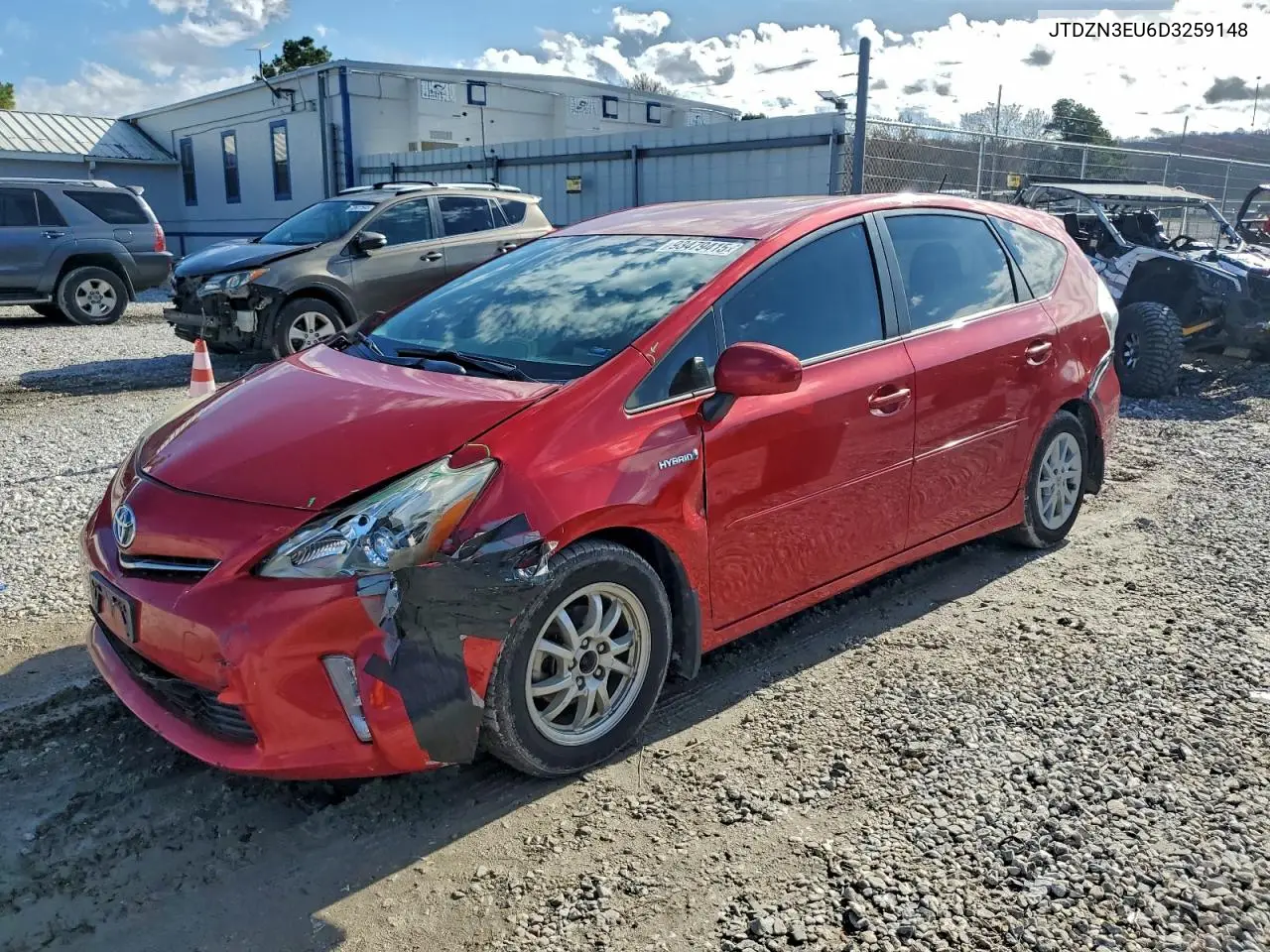 JTDZN3EU6D3259148 2013 Toyota Prius V