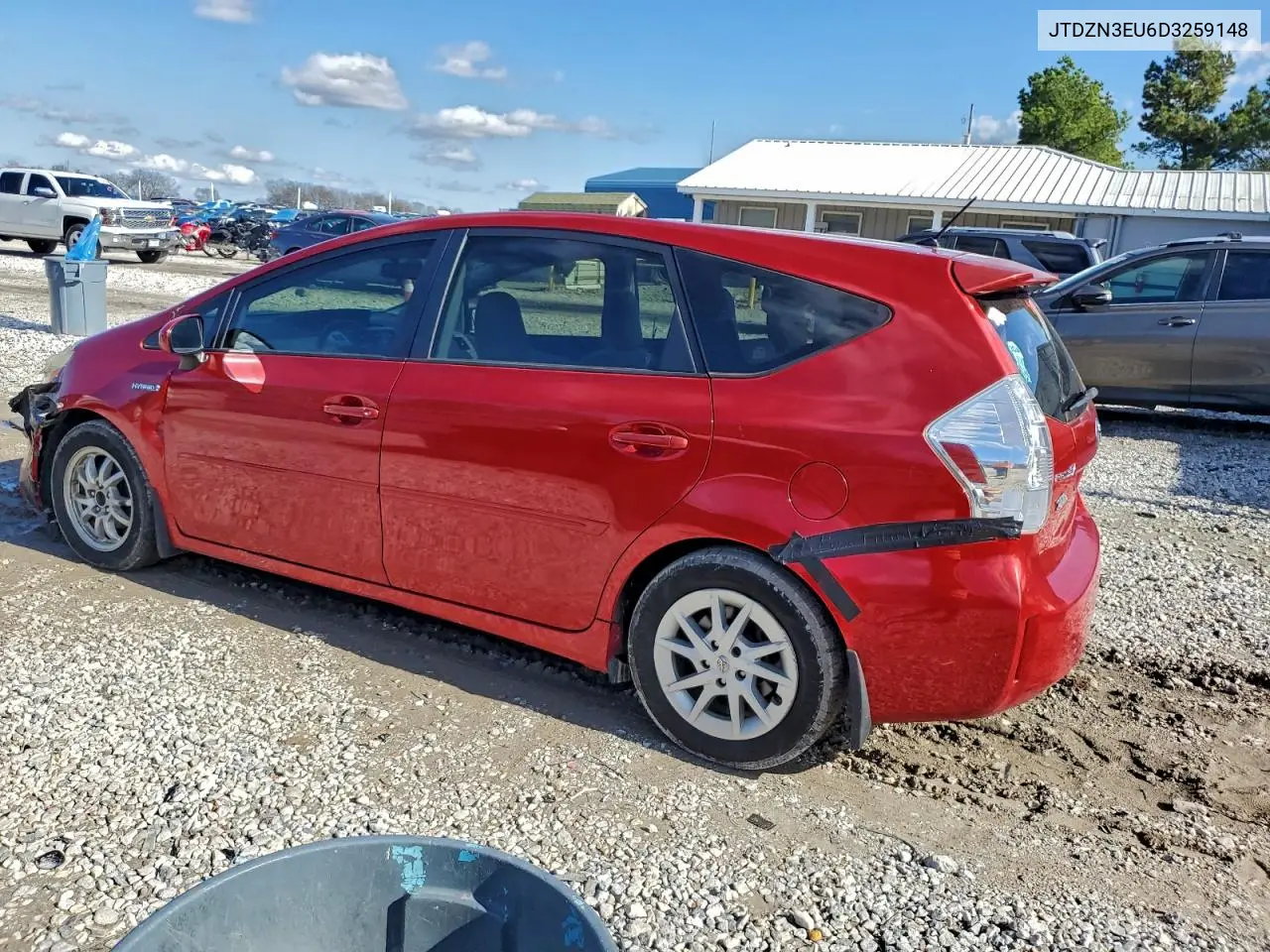 JTDZN3EU6D3259148 2013 Toyota Prius V