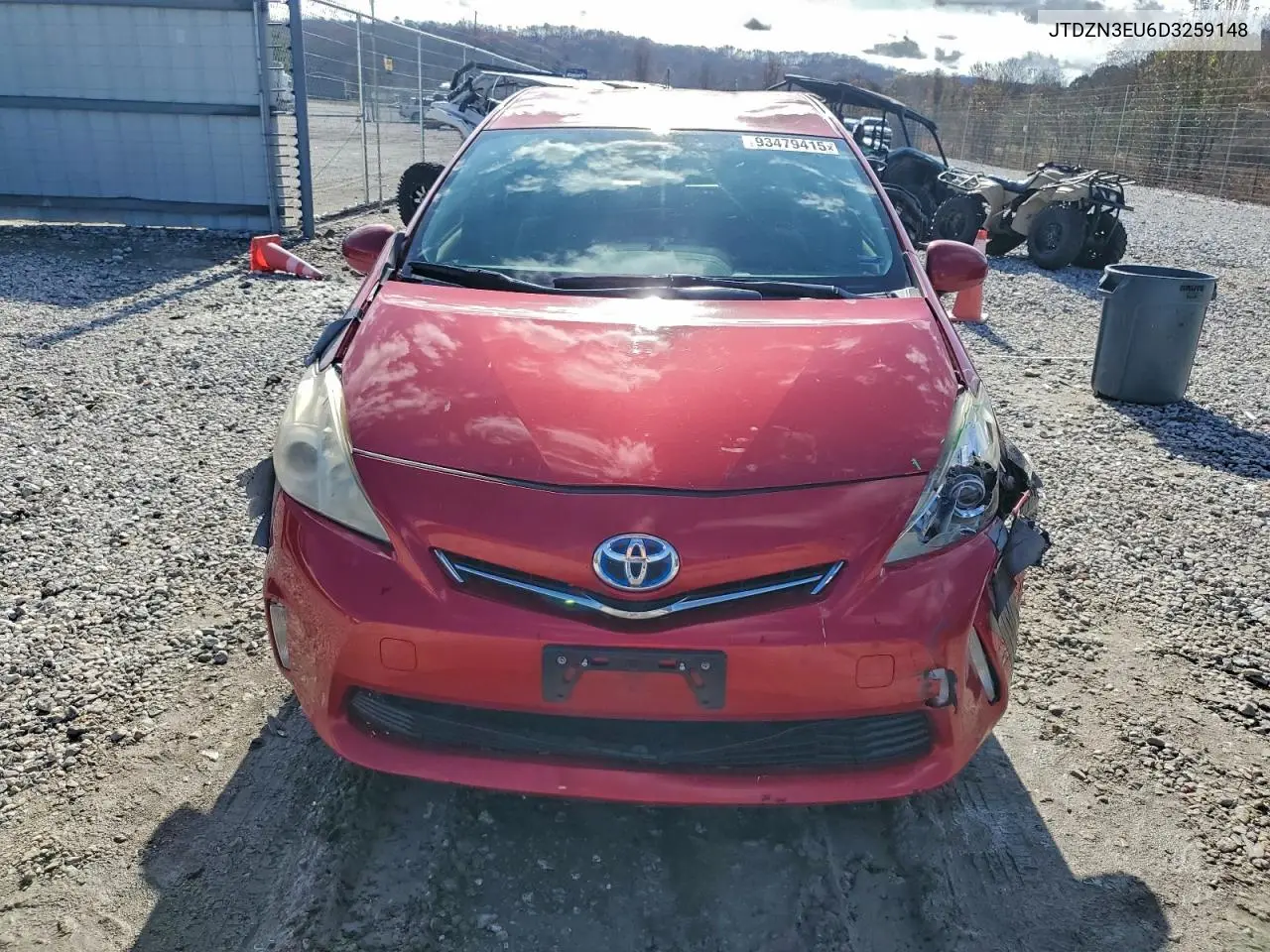 JTDZN3EU6D3259148 2013 Toyota Prius V