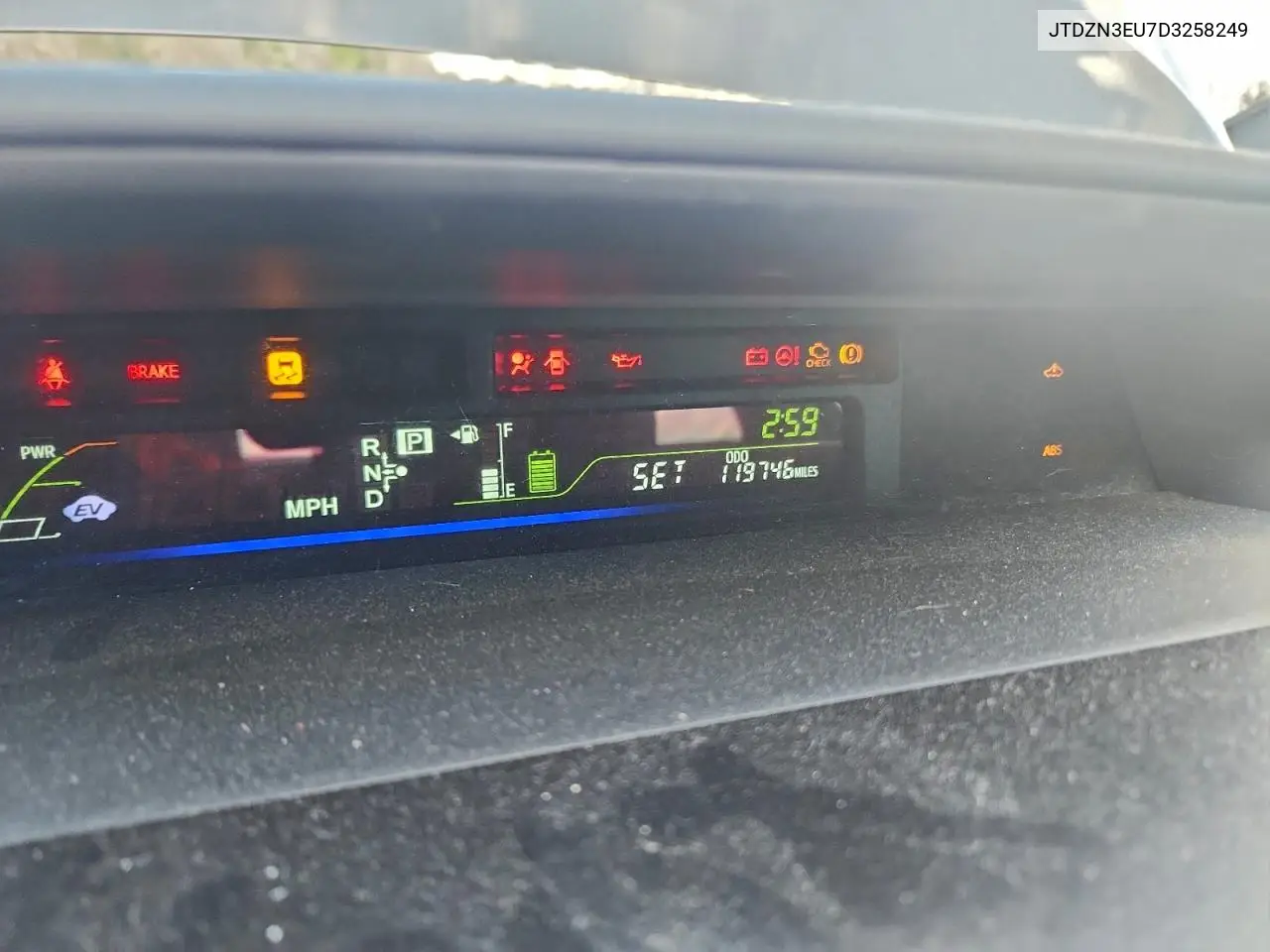JTDZN3EU7D3258249 2013 Toyota Prius V