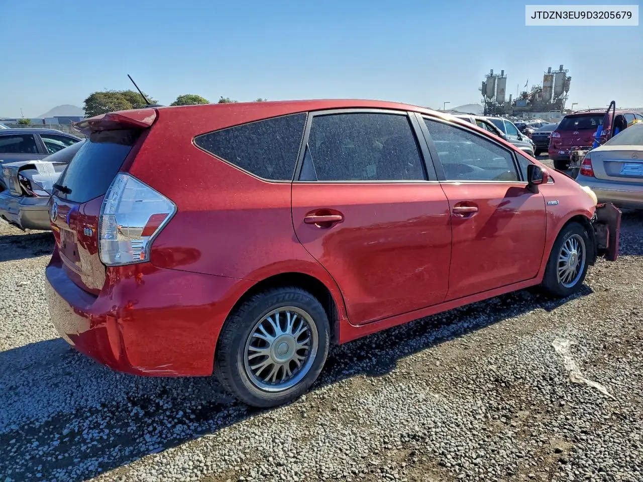 JTDZN3EU9D3205679 2013 Toyota Prius V