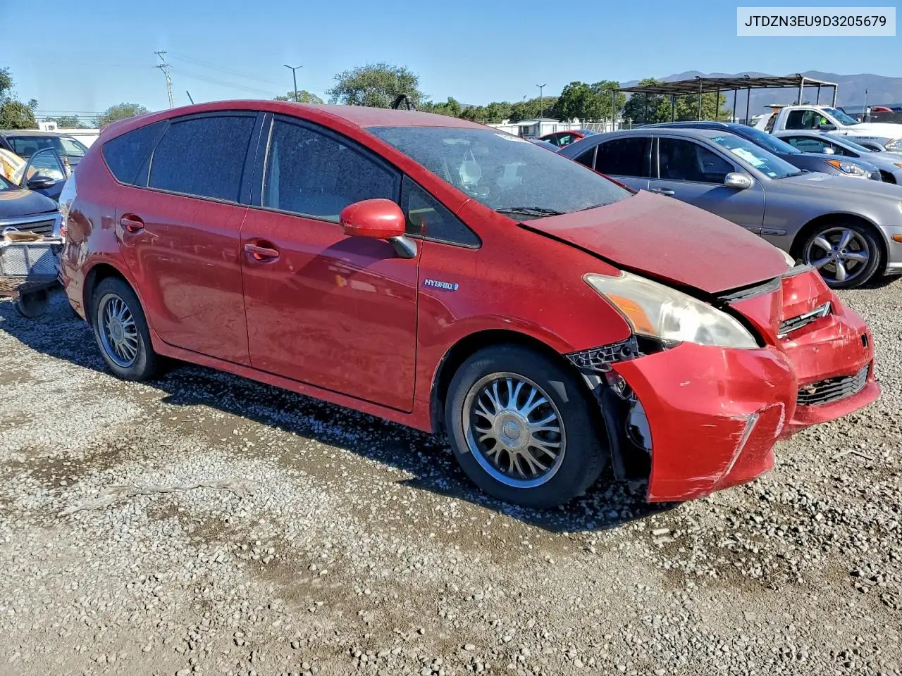 JTDZN3EU9D3205679 2013 Toyota Prius V
