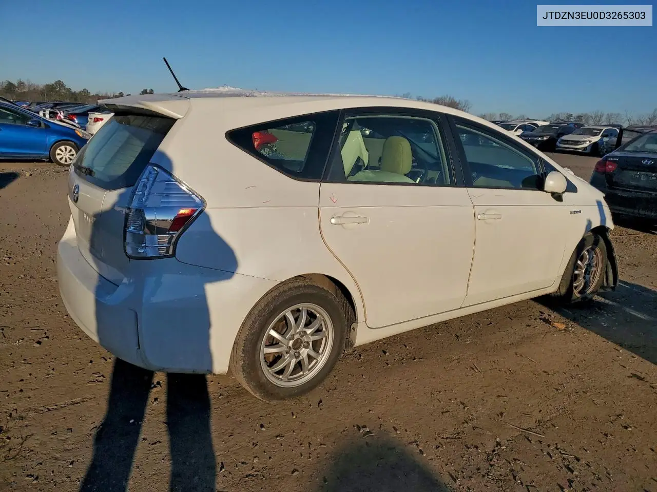 JTDZN3EU0D3265303 2013 Toyota Prius V