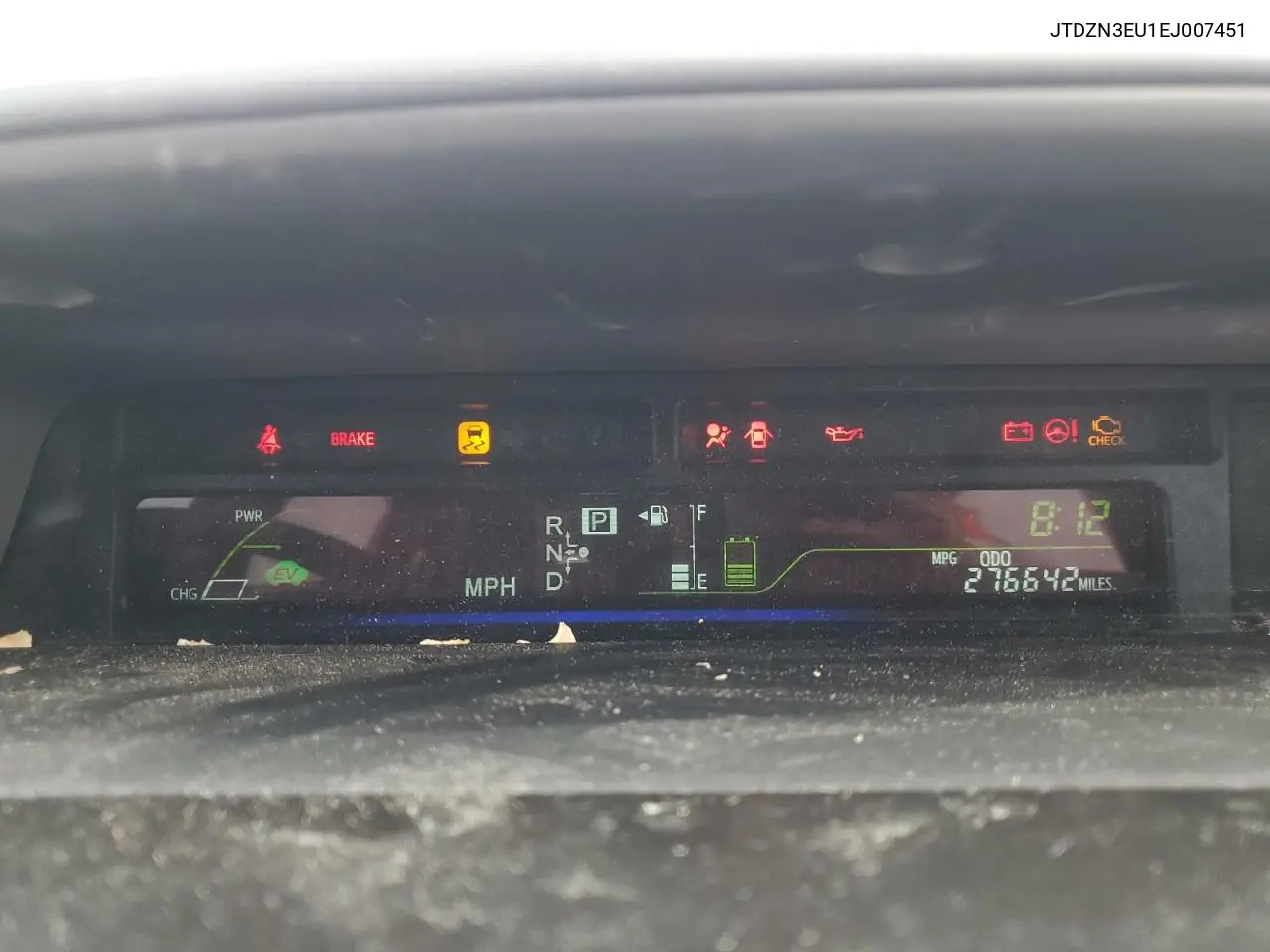 JTDZN3EU1EJ007451 2014 Toyota Prius V