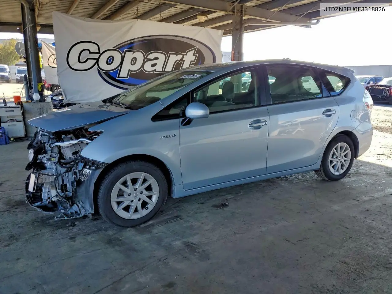 JTDZN3EU0E3318826 2014 Toyota Prius V
