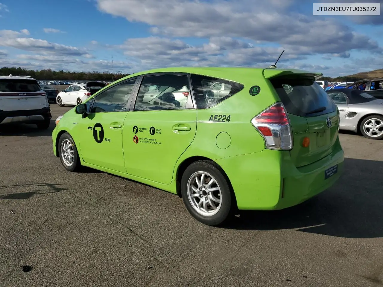 JTDZN3EU7FJ035272 2015 Toyota Prius V