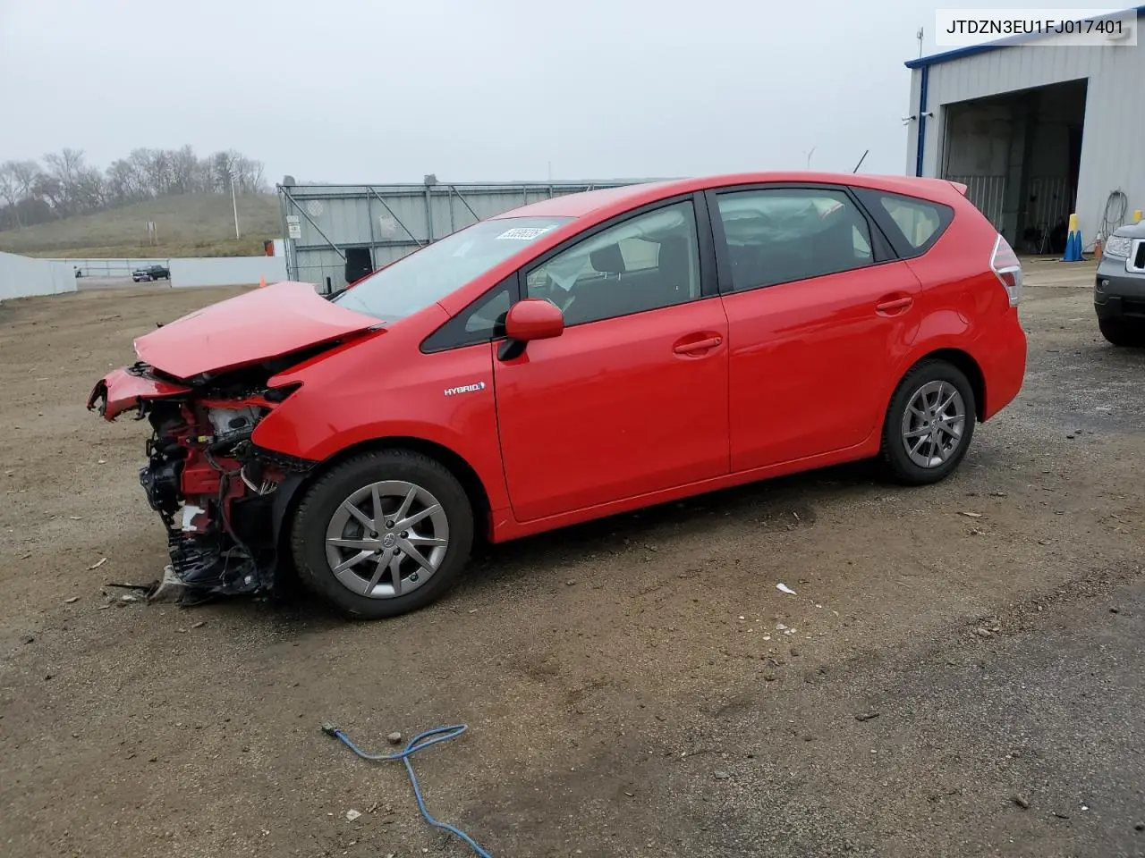 JTDZN3EU1FJ017401 2015 Toyota Prius V
