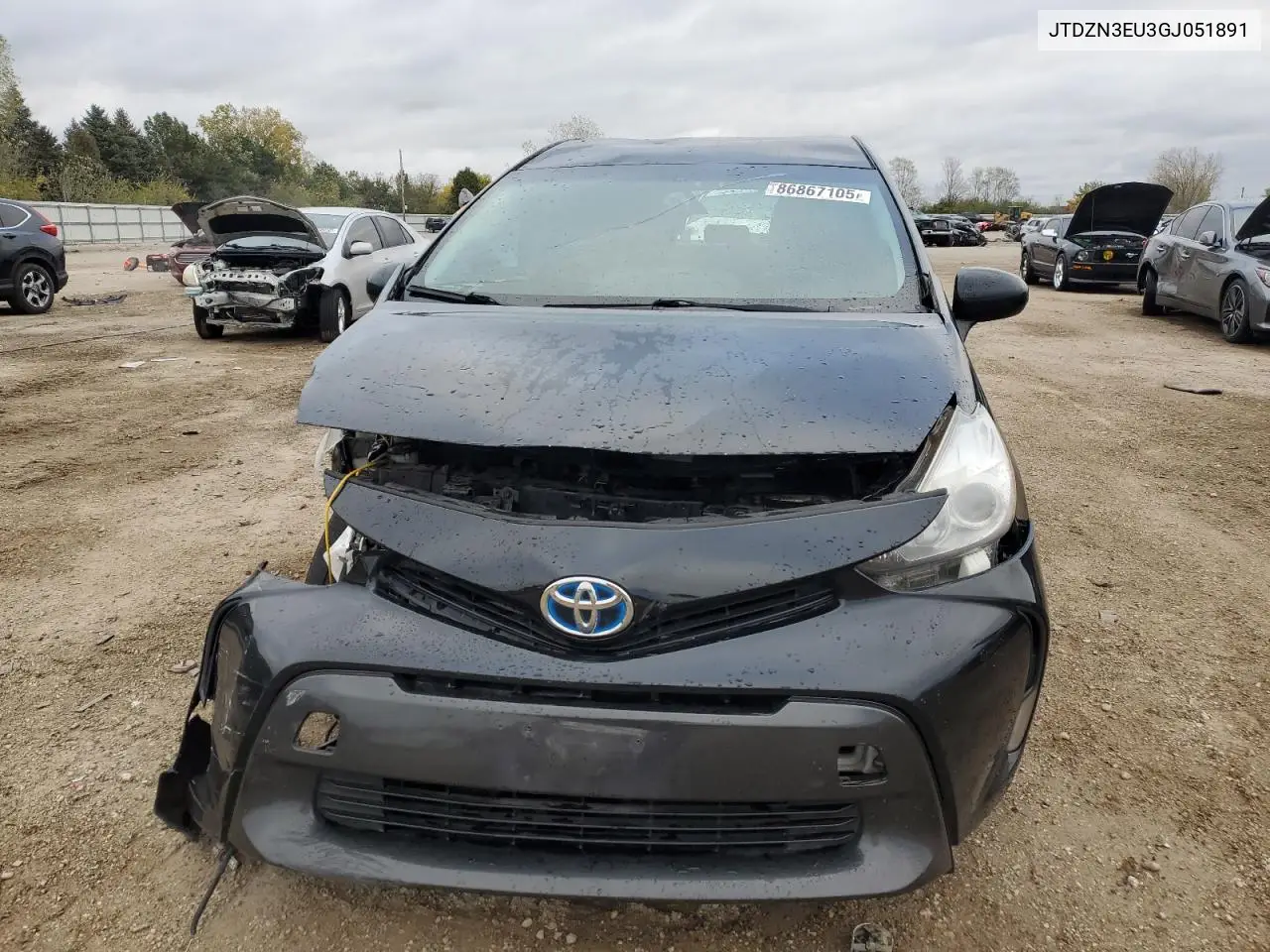 JTDZN3EU3GJ051891 2016 Toyota Prius V