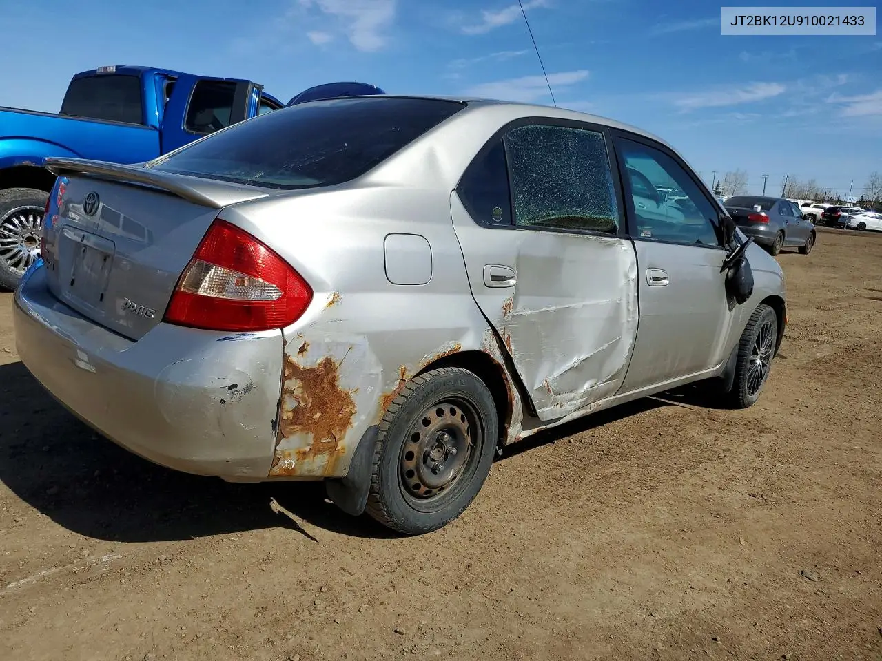 2001 Toyota Prius Base VIN: JT2BK12U910021433 Lot: 50967336