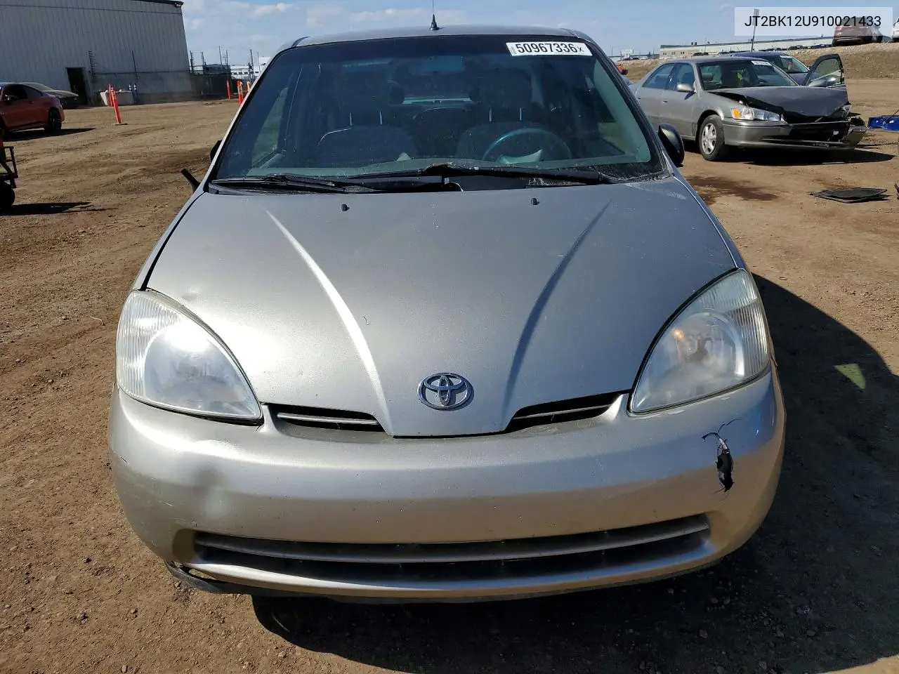 2001 Toyota Prius Base VIN: JT2BK12U910021433 Lot: 50967336