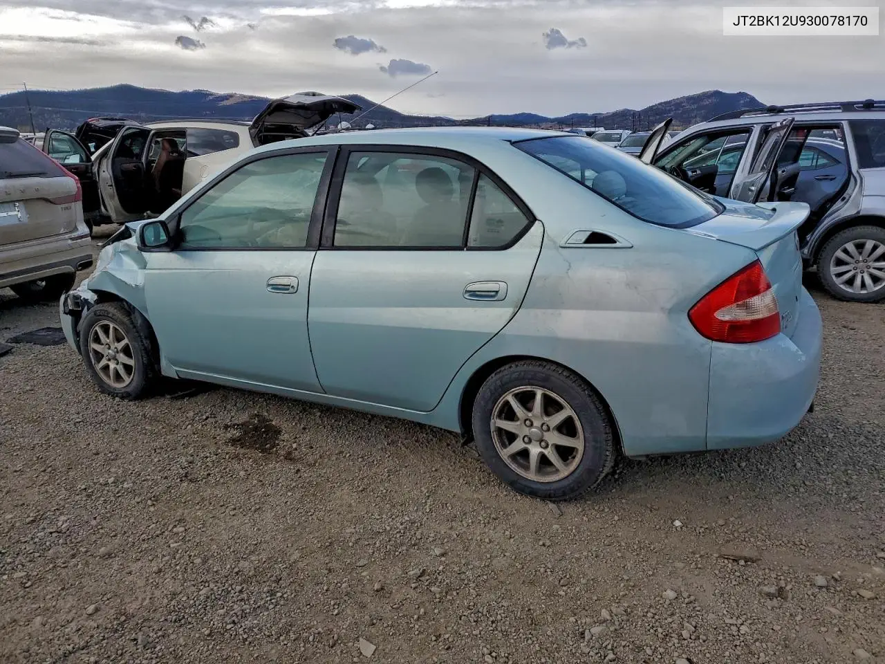 JT2BK12U930078170 2003 Toyota Prius Base