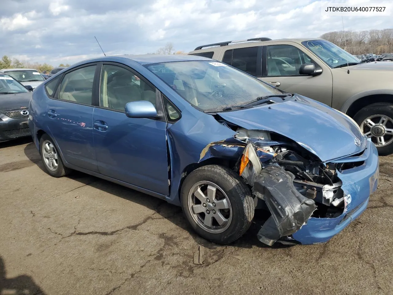 2004 Toyota Prius VIN: JTDKB20U640077527 Lot: 42094365