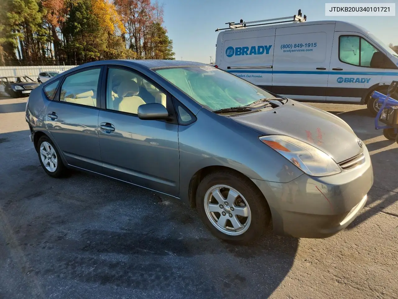 JTDKB20U340101721 2004 Toyota Prius