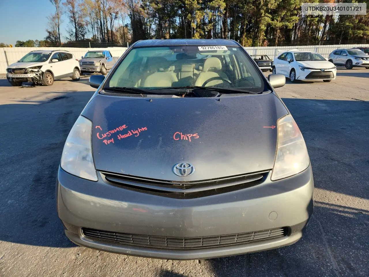 JTDKB20U340101721 2004 Toyota Prius