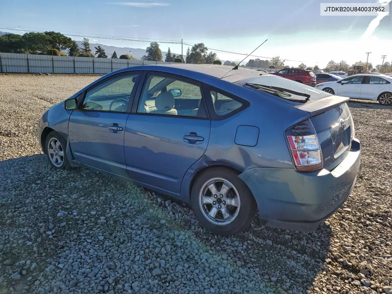 JTDKB20U840037952 2004 Toyota Prius
