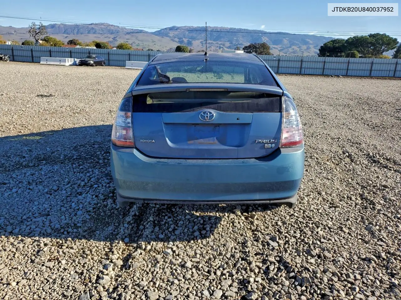 JTDKB20U840037952 2004 Toyota Prius