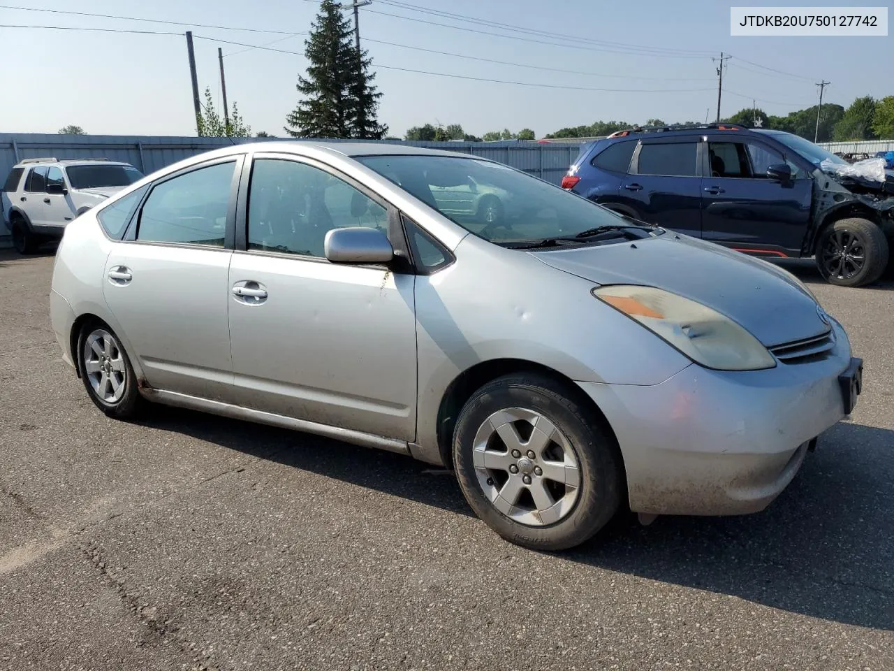 2005 Toyota Prius VIN: JTDKB20U750127742 Lot: 68301044