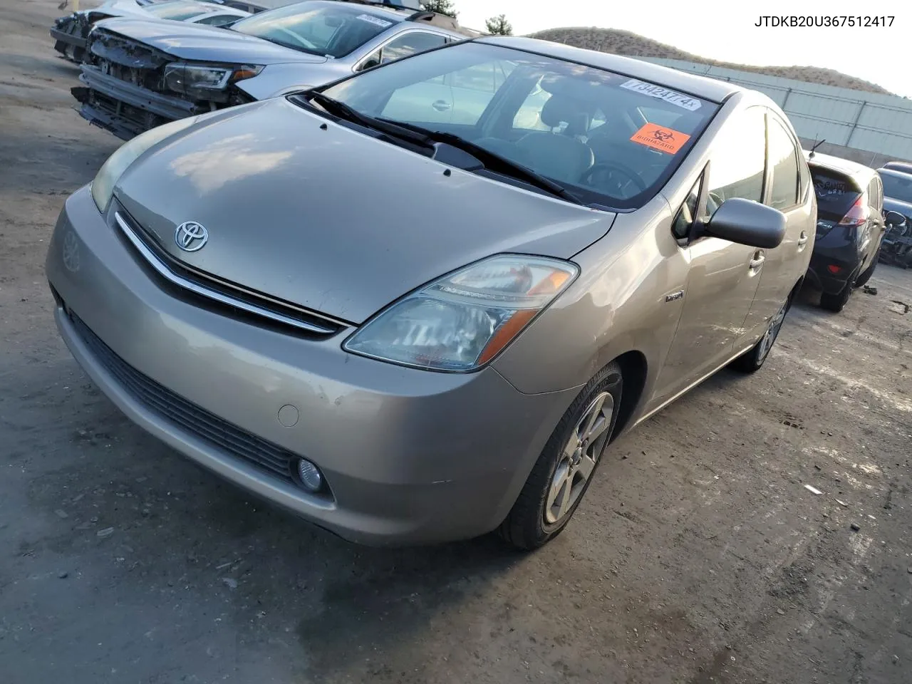 JTDKB20U367512417 2006 Toyota Prius