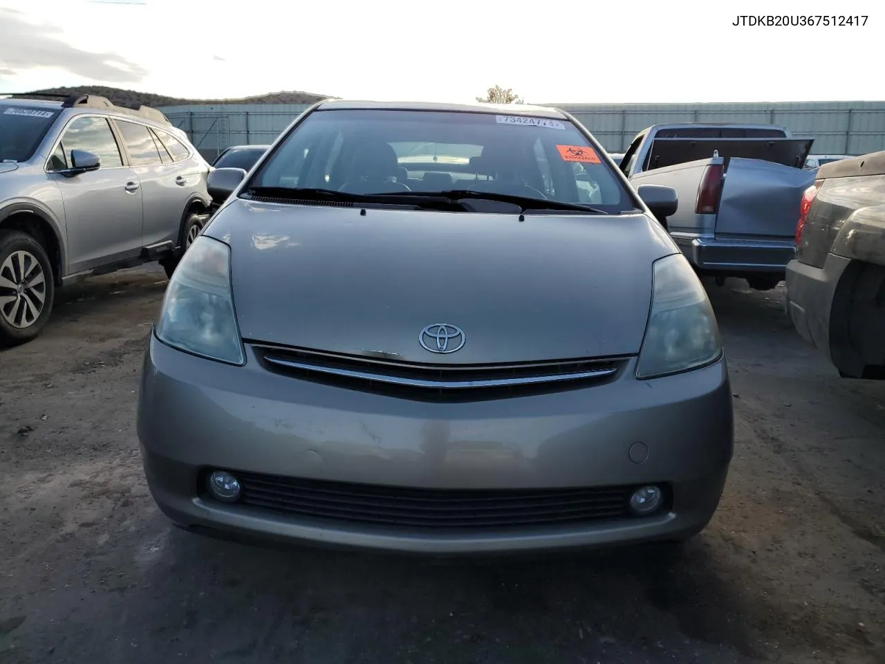 JTDKB20U367512417 2006 Toyota Prius