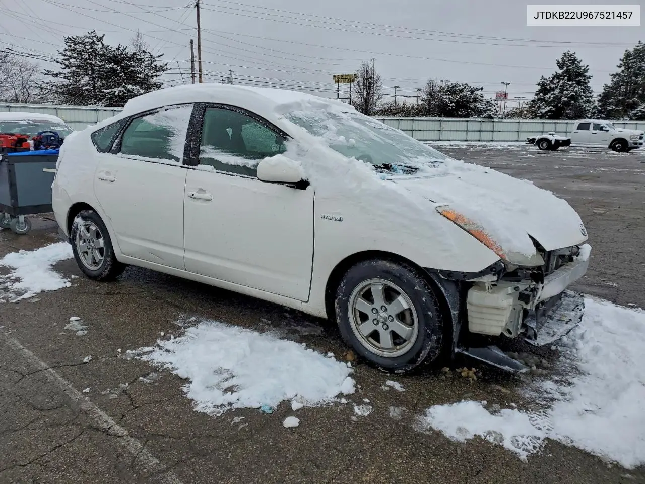 JTDKB22U967521457 2006 Toyota Prius