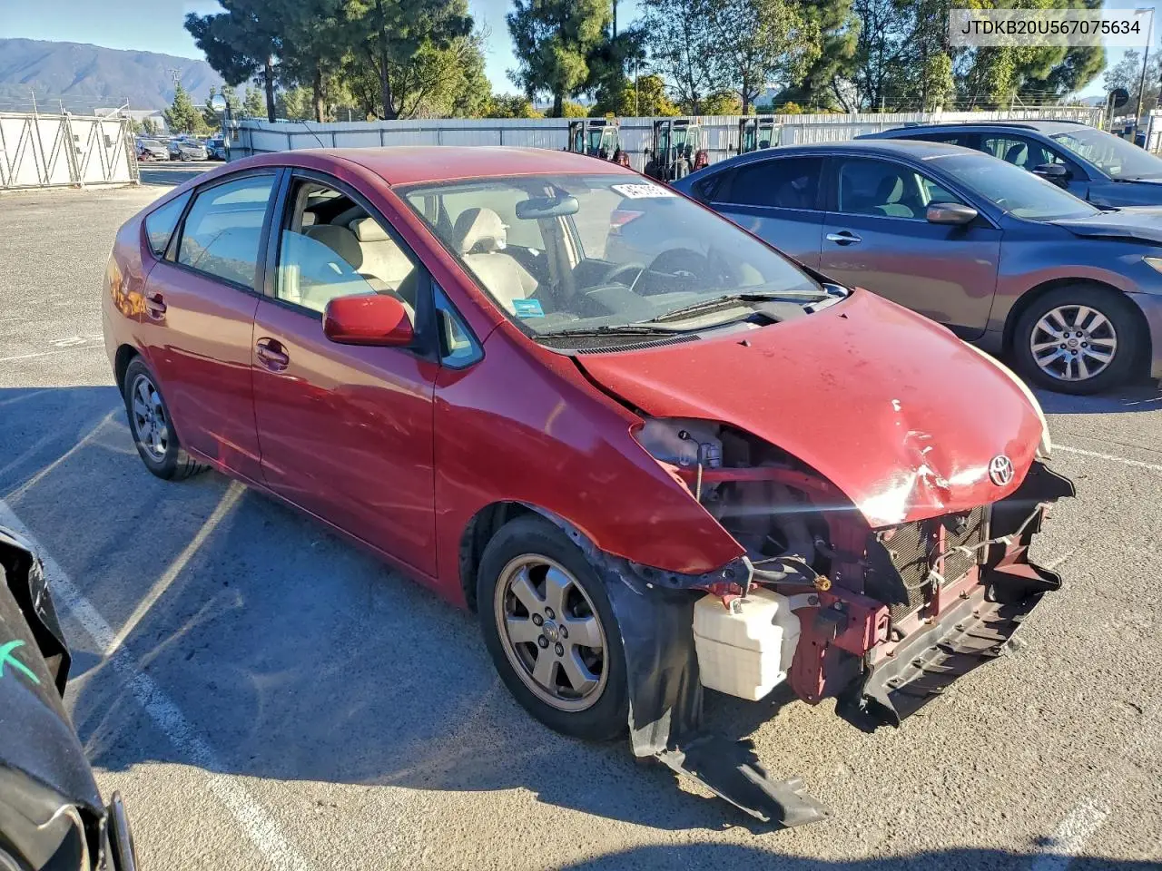 JTDKB20U567075634 2006 Toyota Prius