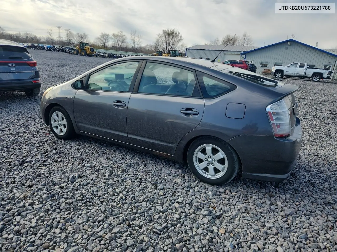 JTDKB20U673221788 2007 Toyota Prius