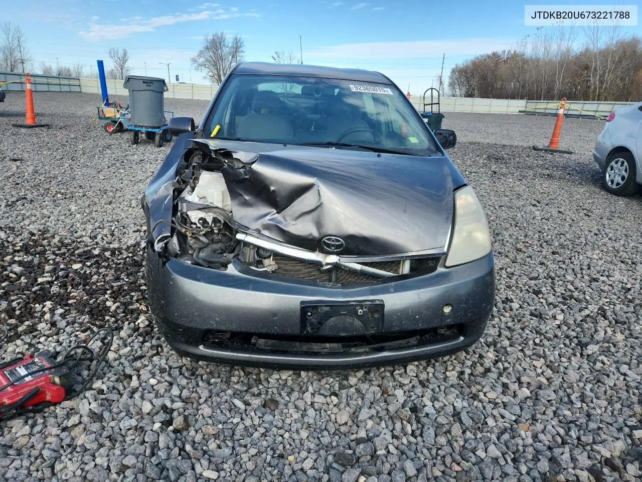 JTDKB20U673221788 2007 Toyota Prius