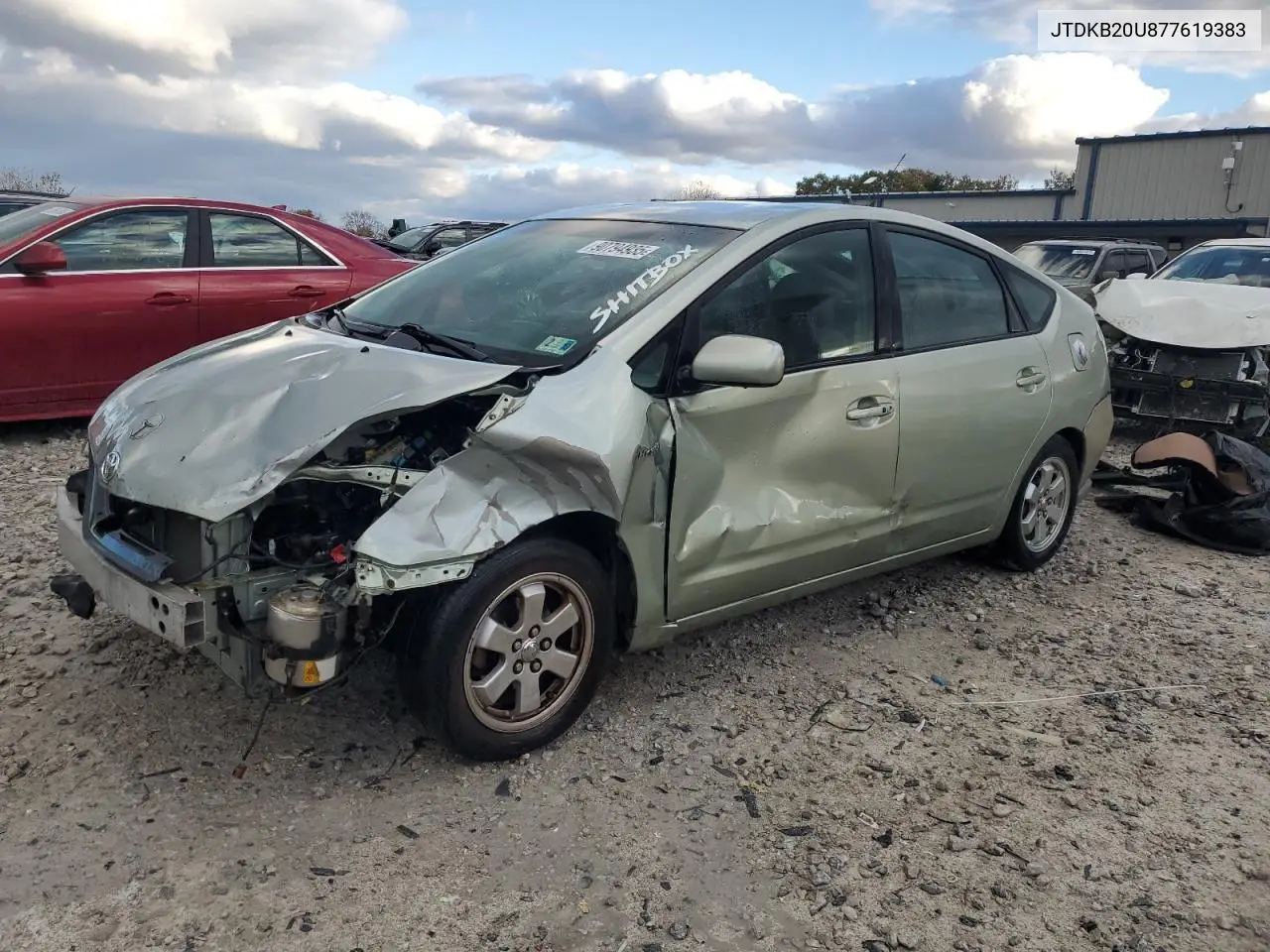 JTDKB20U877619383 2007 Toyota Prius