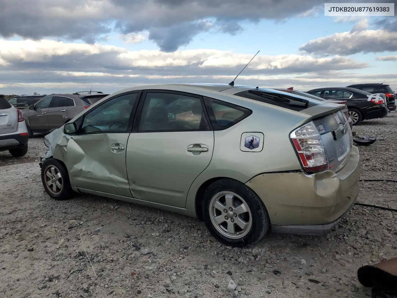 JTDKB20U877619383 2007 Toyota Prius